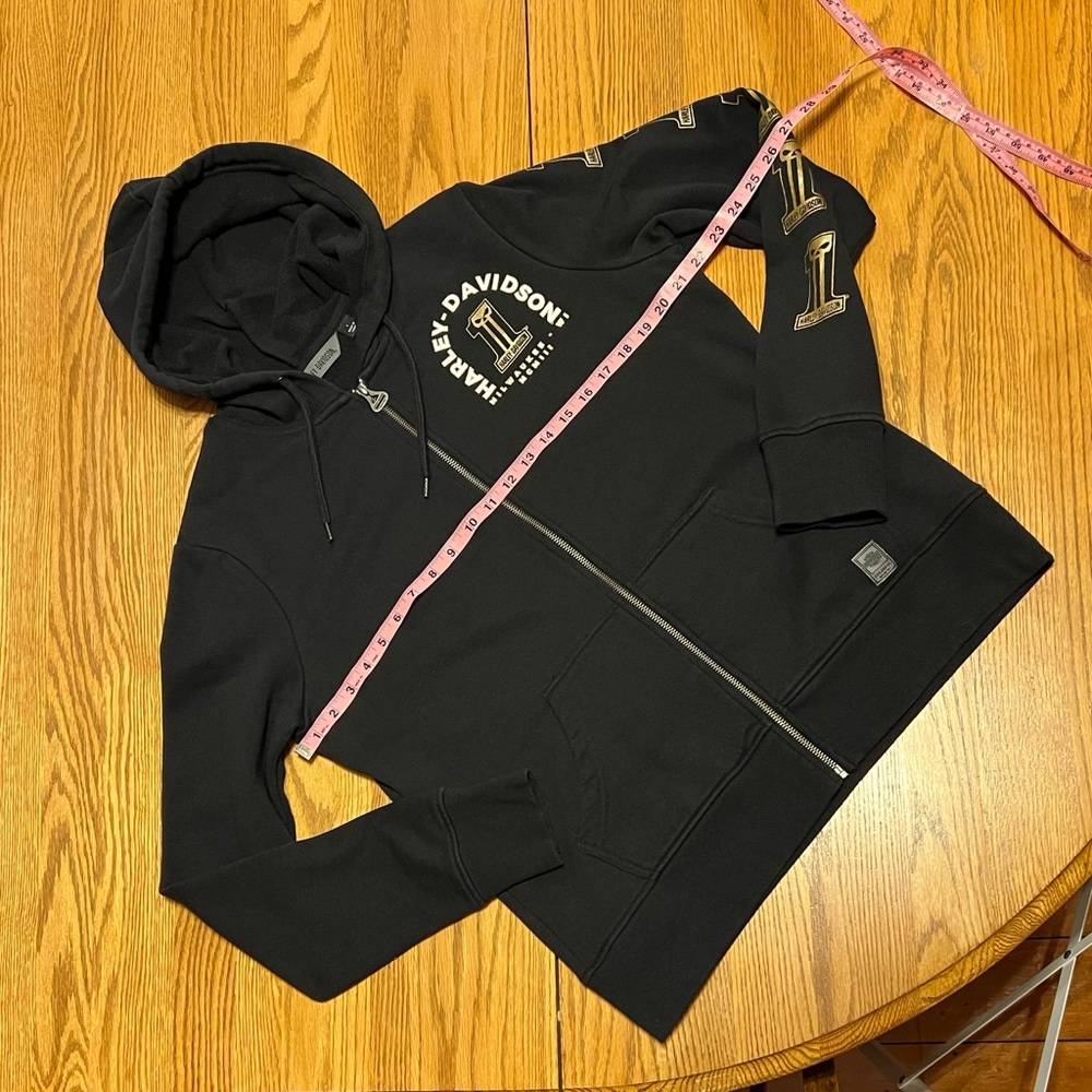 WILLIE G Harley-Davidson® Willie G Ladies Milwaukee. WI MCMIII Hoodie- NWOT! 💀 - Picture 8 of 12